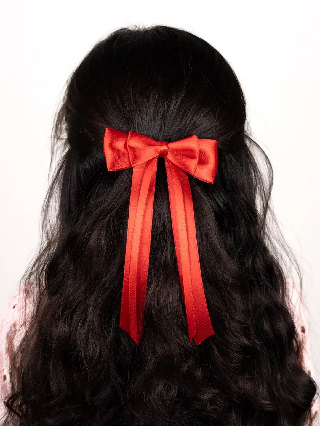 Colorful Hair Bows for Women & Kids - Satin Style Collection - Image 25