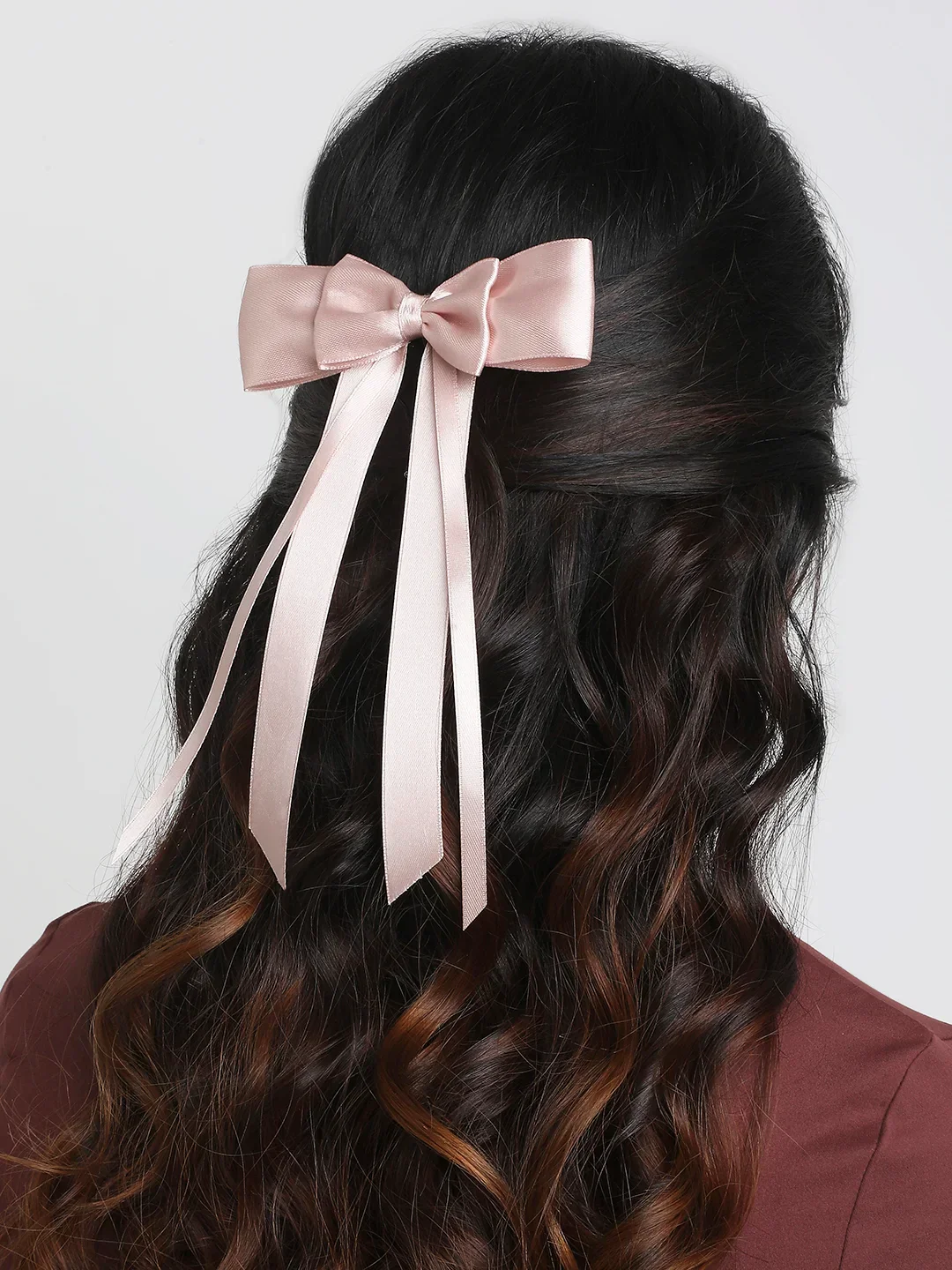 Colorful Hair Bows for Women & Kids - Satin Style Collection - Image 8