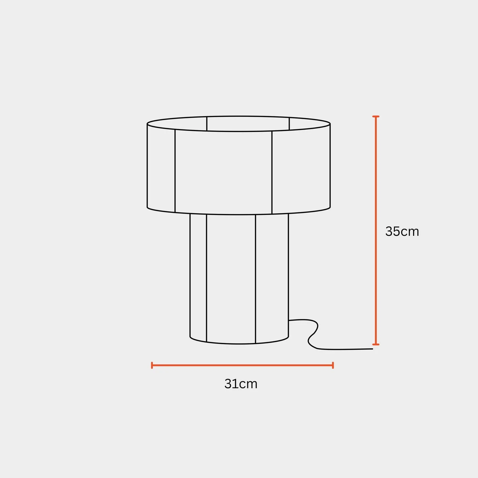 Colour Story 500 Table Lamp-Scandinavian Design, Handwoven With Thread - Image 7
