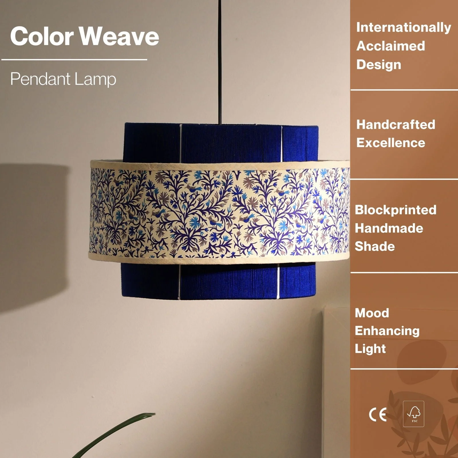 Colour Weave Pendant Lamp - Image 10