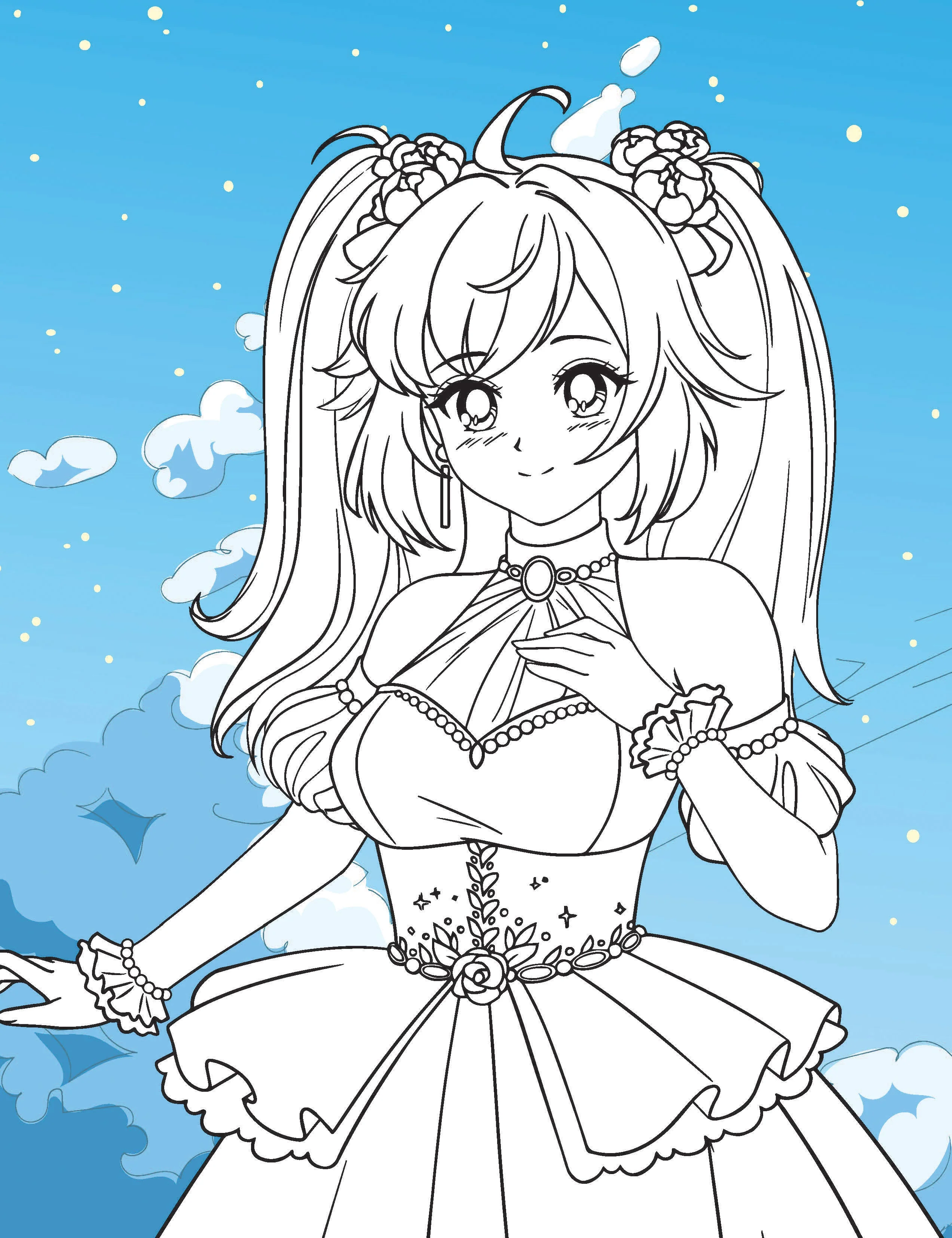 Colour Your Own Manga Book 1 With Free Manga Colouring Poster Age 4+ - Image 8