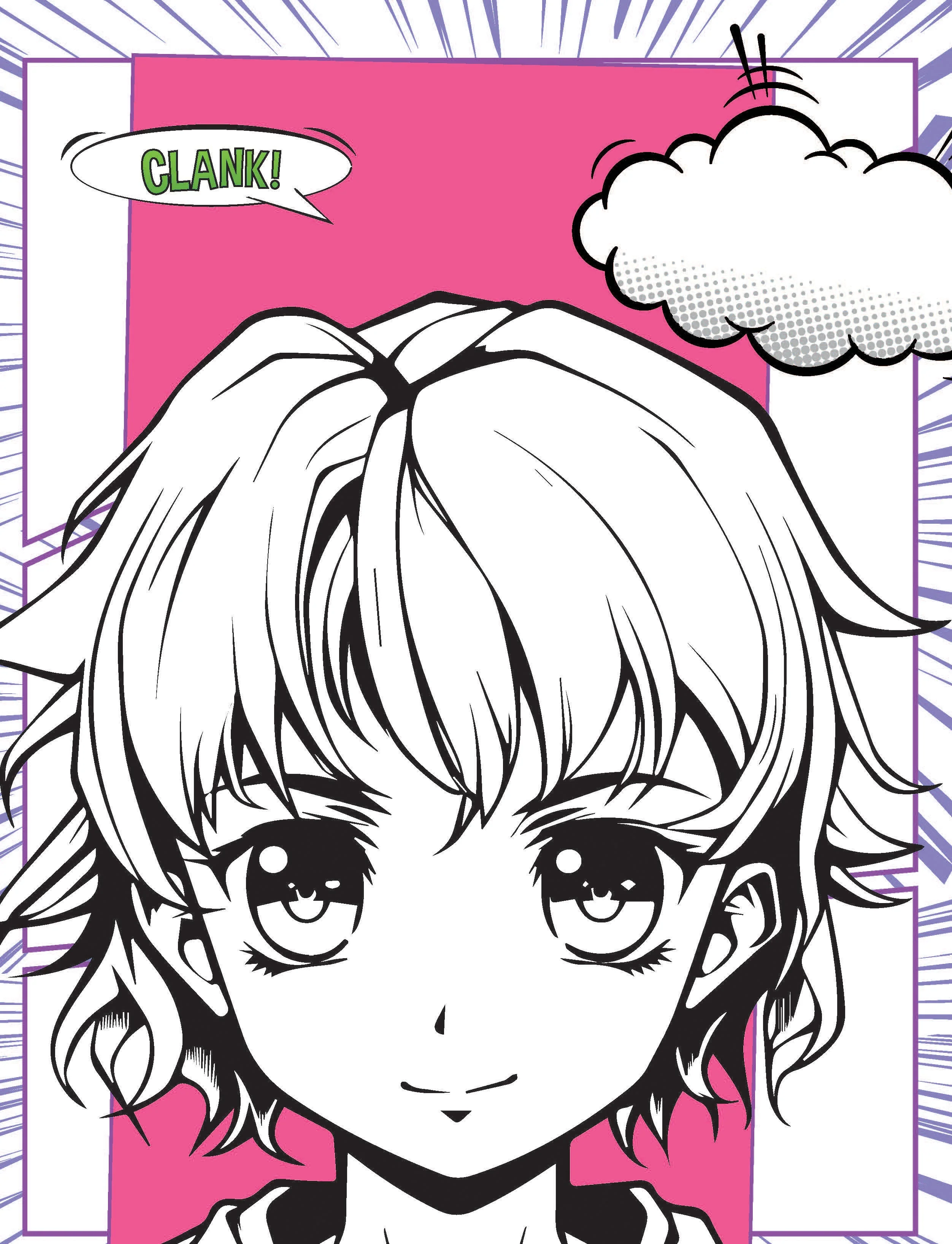Colour Your Own Manga Book 3 With Free Manga Colouring Poster Age 4+ - Image 9