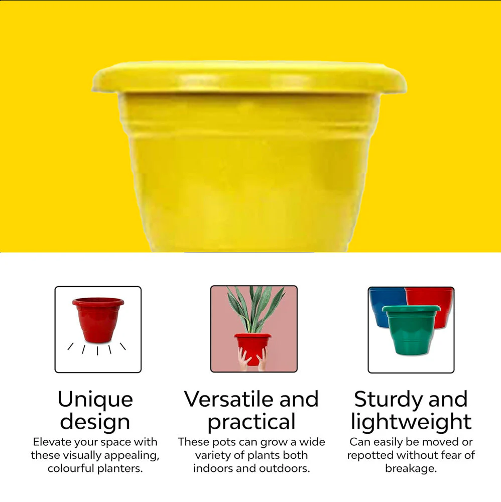 Coloured Garden Pots | Set Of 2 - Image 15