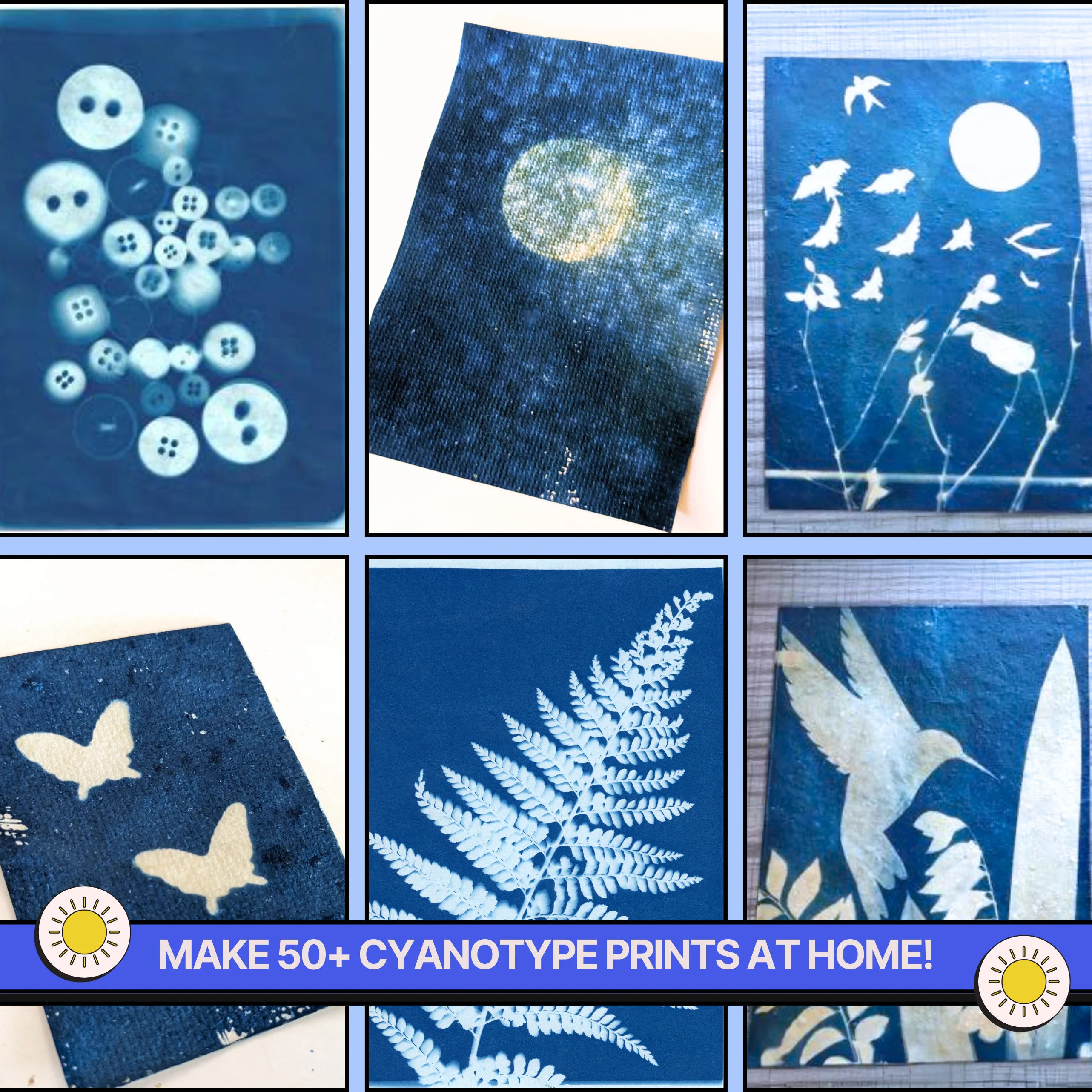 COMBO : DIY Handmade Paper Kit & DIY Solar Printing Kit - Image 7