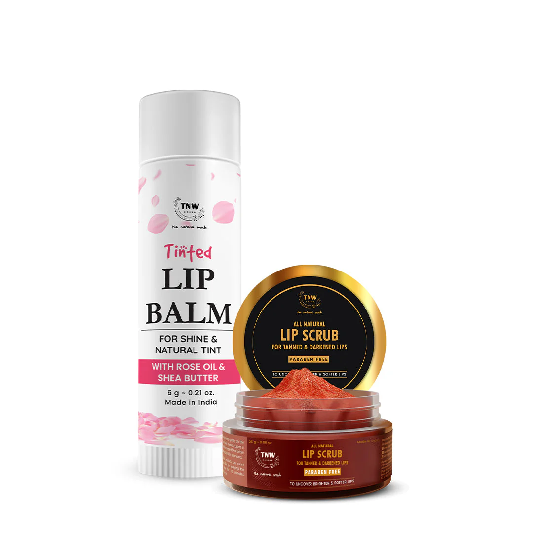 Combo of Exfoliating Lip Scrub & Hydrating Tinted Lip Balm - Image 4