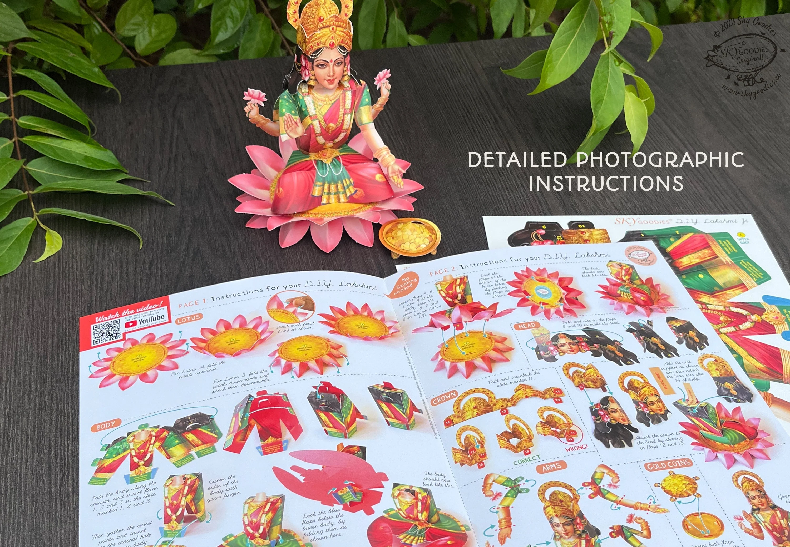 Combo Saver: Ganesh and Lakshmi DIY Paper Craft Kits - Image 15