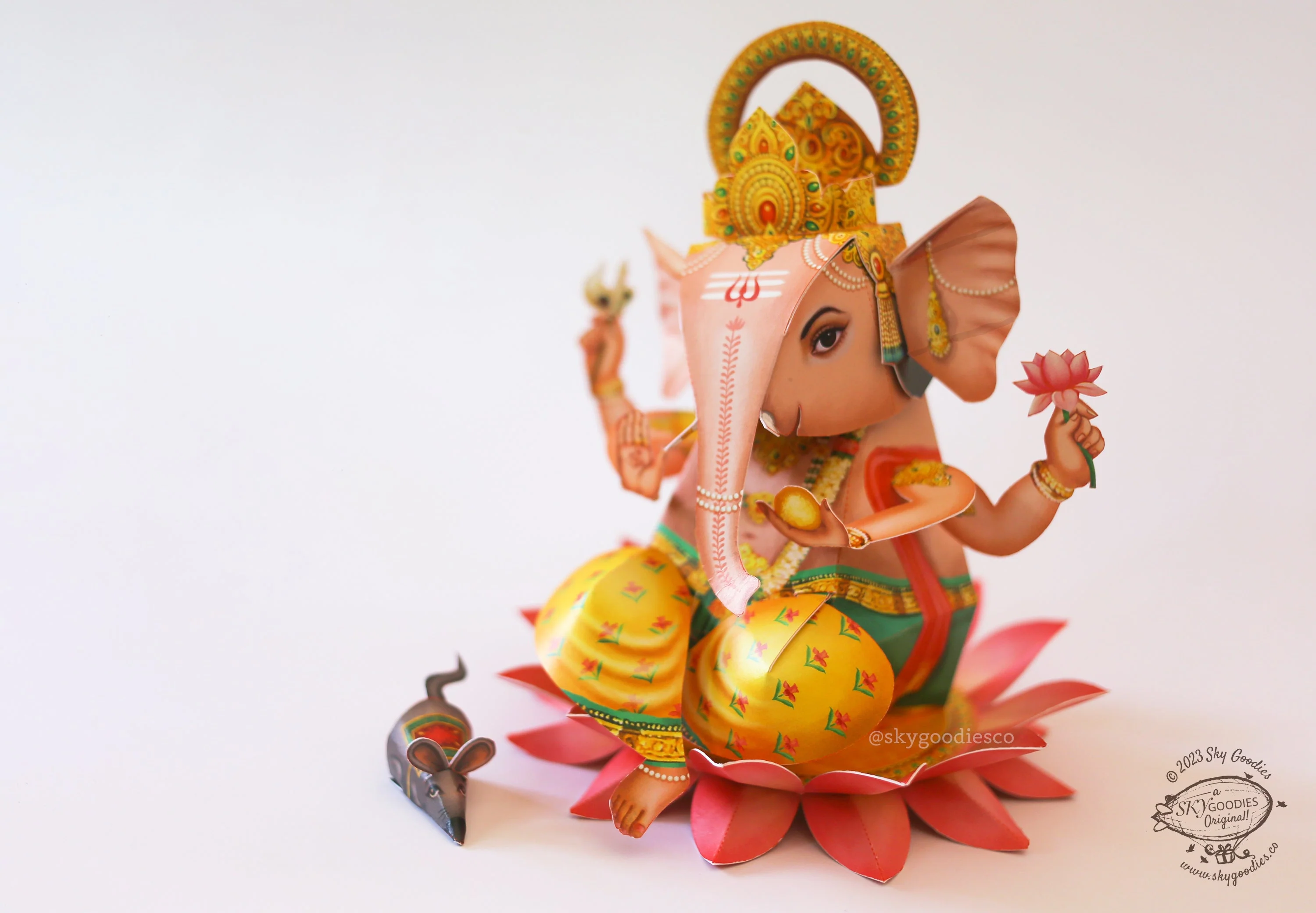 Combo Saver: Ganesh and Lakshmi DIY Paper Craft Kits - Image 8