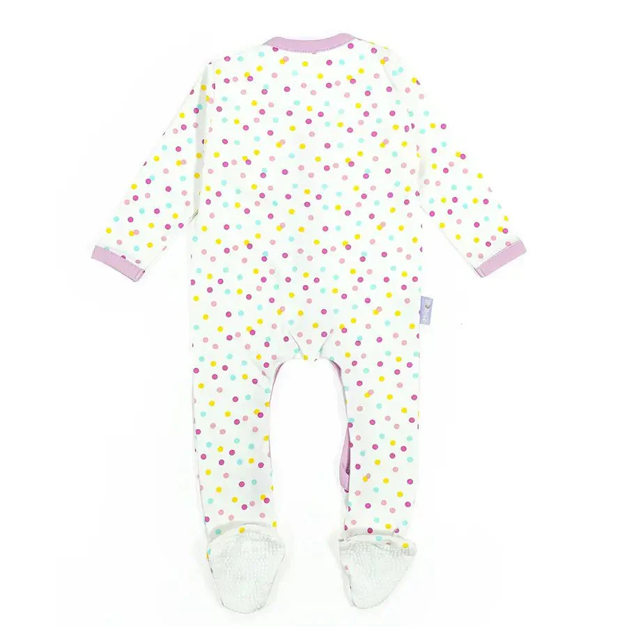 Comfy Knitted Baby Girl Sleep Suit - Unicorn (Pack Of 3) - Image 4