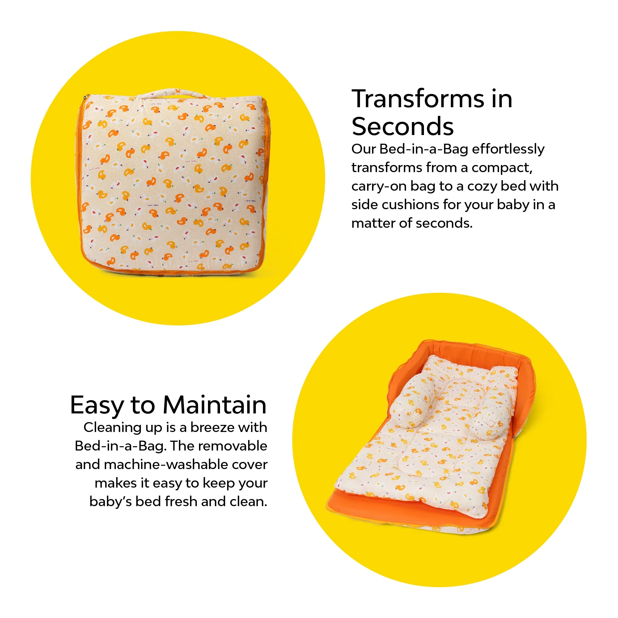 Compact Baby Bed In A Bag | Portable And Travel Friendly Baby Bed - Image 20