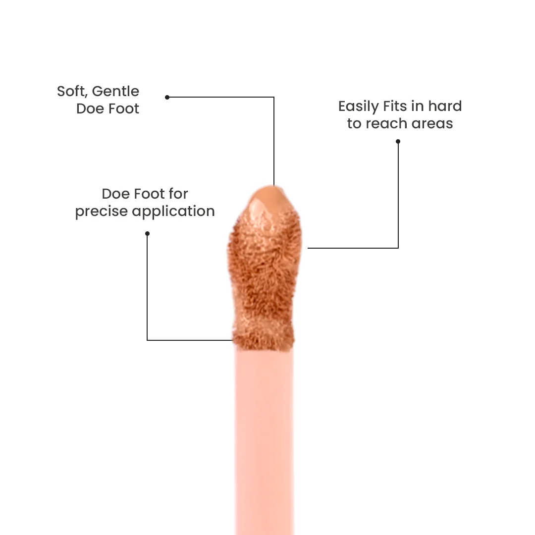 Concealer + Dual End Cream Foundation and Concealer Brush 03 - Image 4