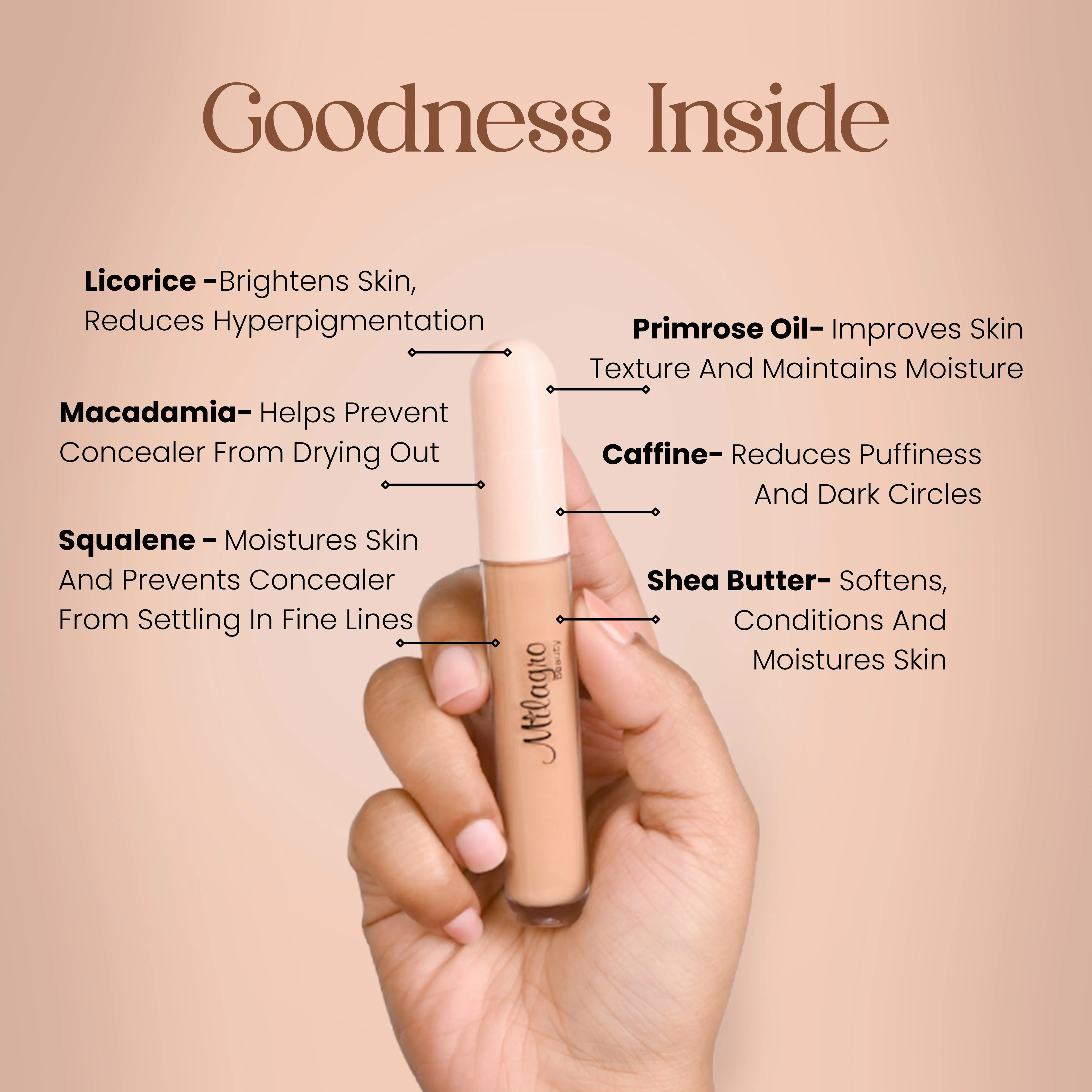 Concealer + Dual End Cream Foundation and Concealer Brush 03 - Image 8
