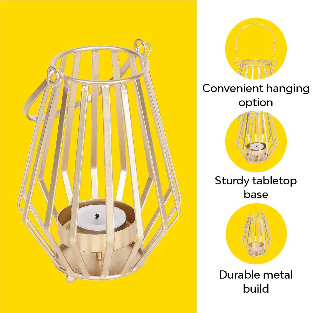 Conical Wire Lantern - Image 4