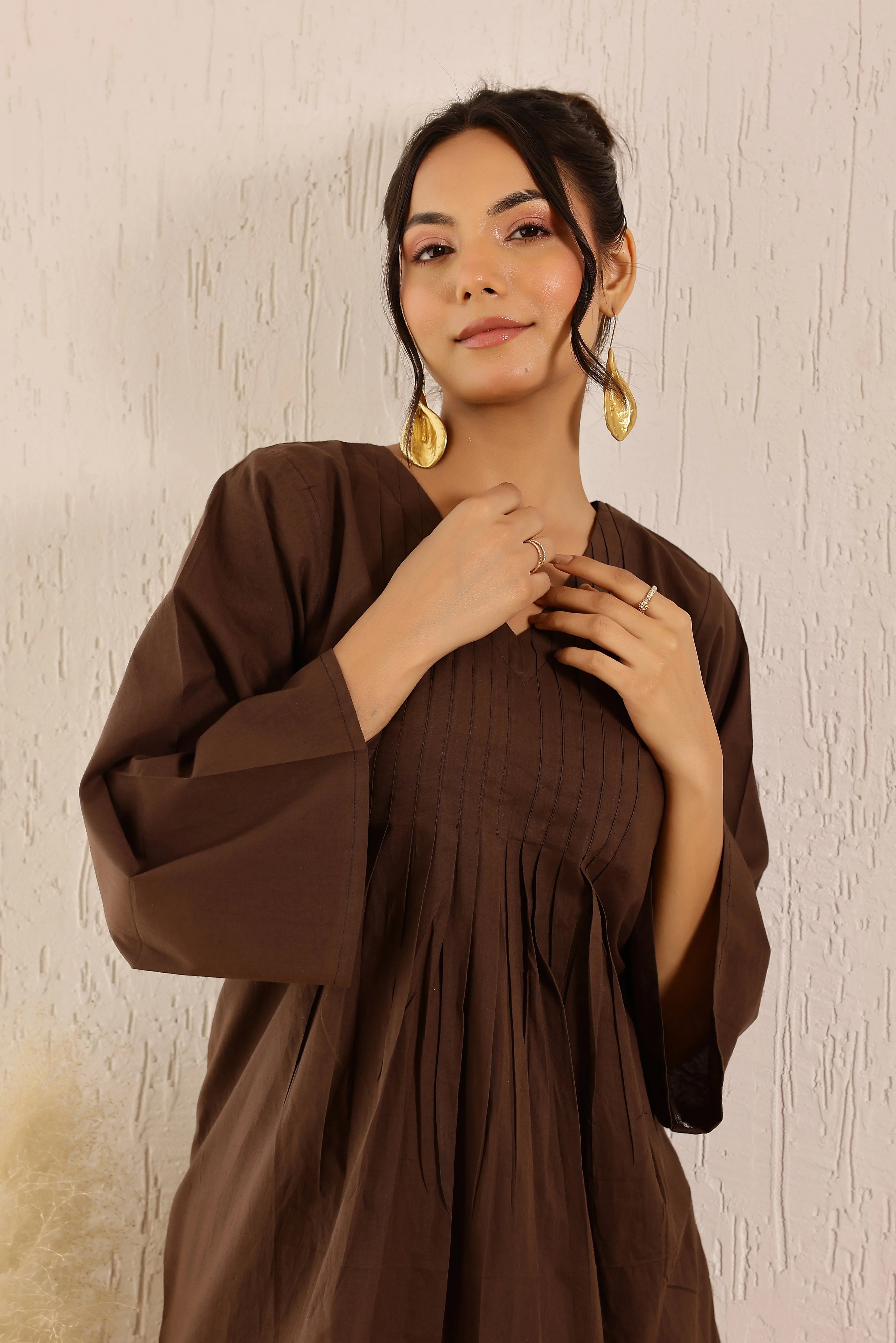 Cookie Brown Solid Coord Set - Image 6