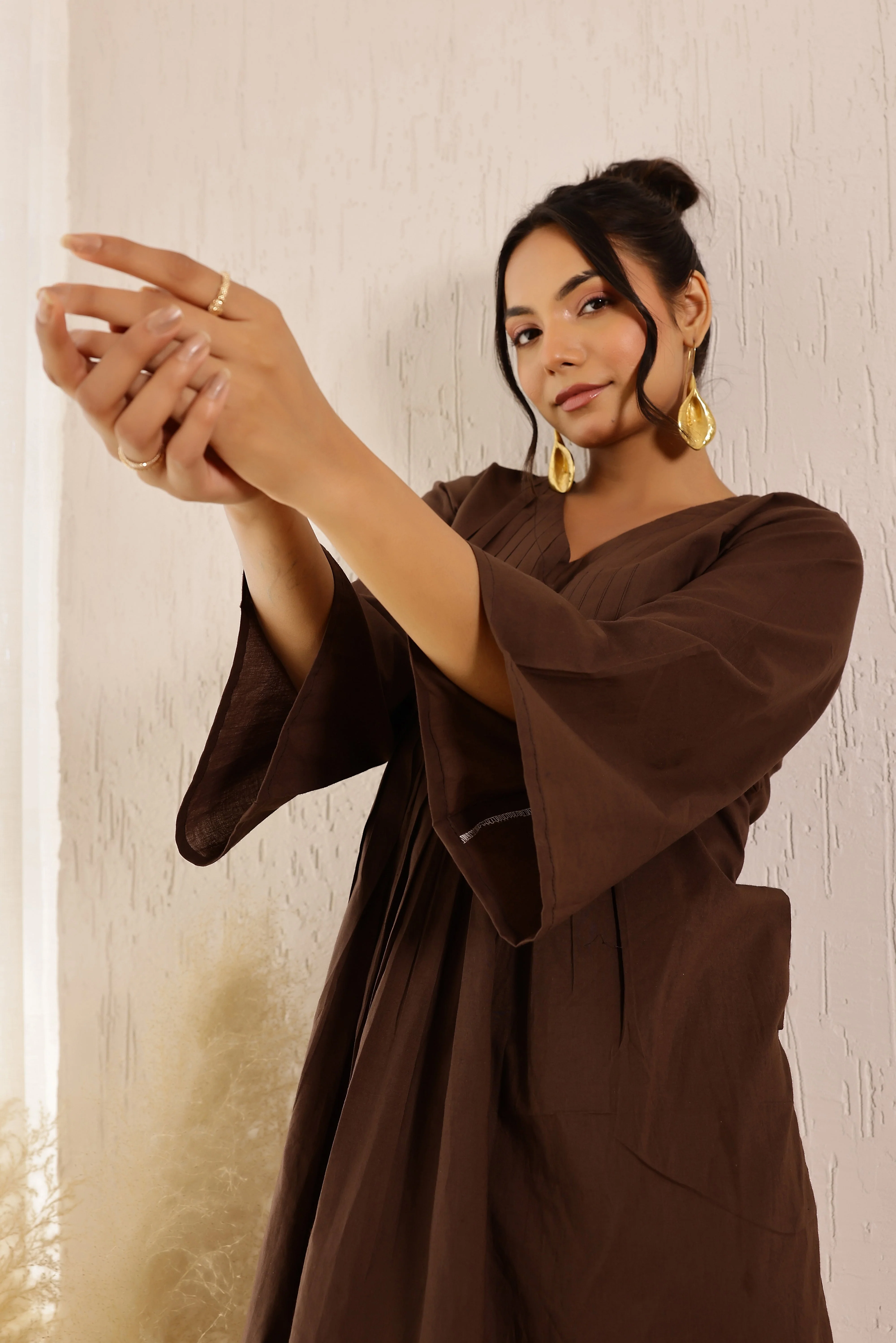 Cookie Brown Solid Coord Set - Image 7