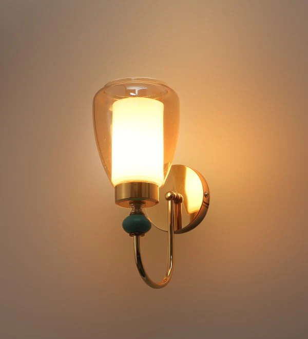 Coral Tree Designer Lighting Golden Finish Wall Light