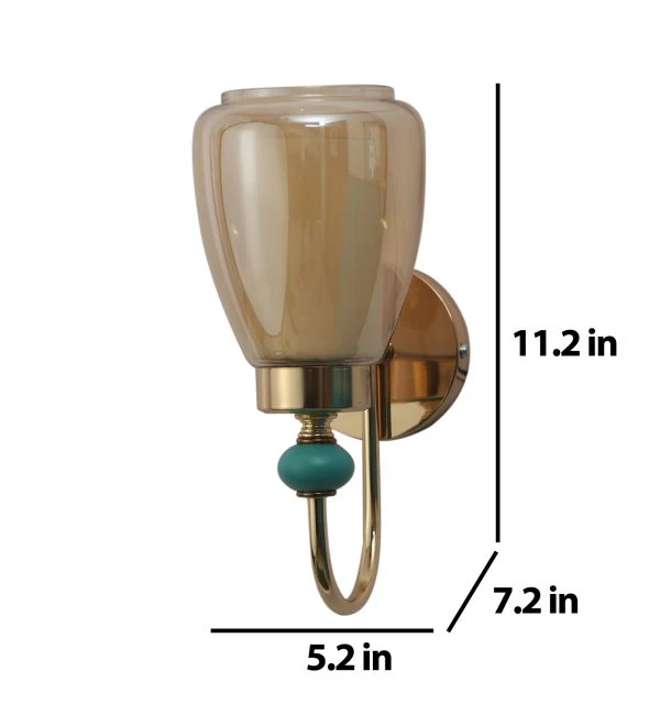 Coral Tree Designer Lighting Golden Finish Wall Light - Image 5