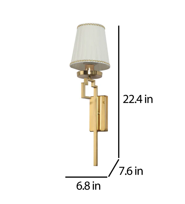 Coral Tree Designer Lighting MODERN FABRIC WALL LIGHT - Image 5