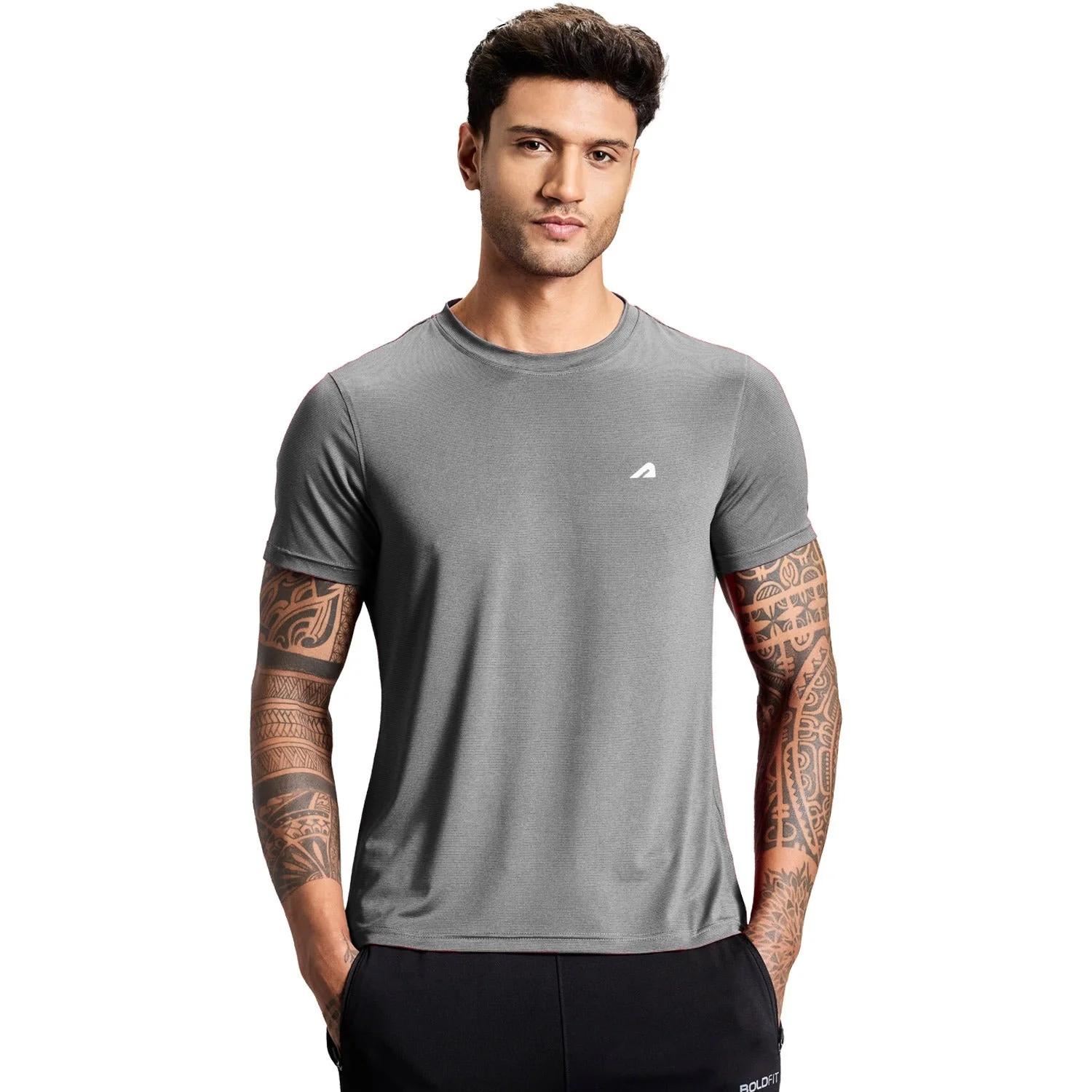 Core Tee Mens Active Tee - Grey - Image 15