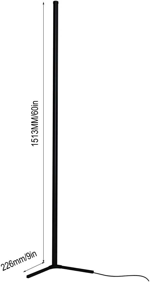 Corner Vertical Floor Lamps with App-Based Control System - Image 4