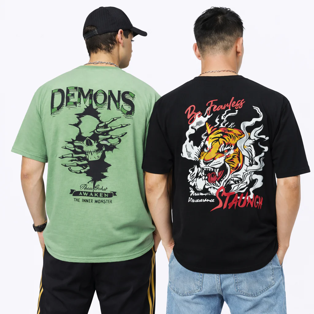 Crazybee <> Pack of 2 Demons & Be fearless Black