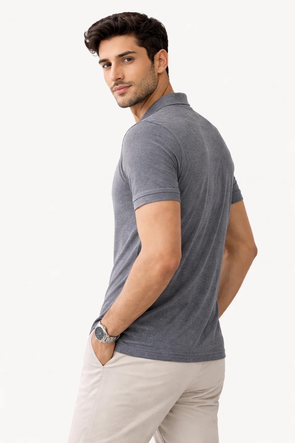 Crazybee <> Pack Of 2 Polo - Maroon + Dark Grey - Image 5