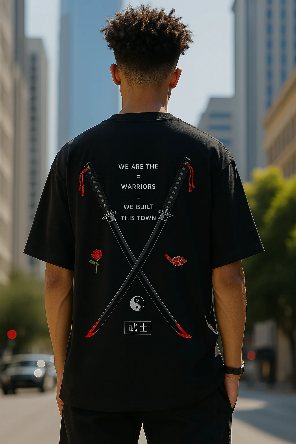 Pack of 2 - Printed Oversized T-Shirts - Image 3