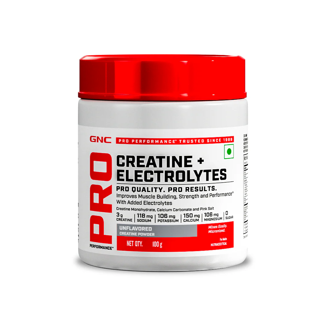 CREATINE + ELECTROLYTES (UNFLAVOURED) POWDER 100G