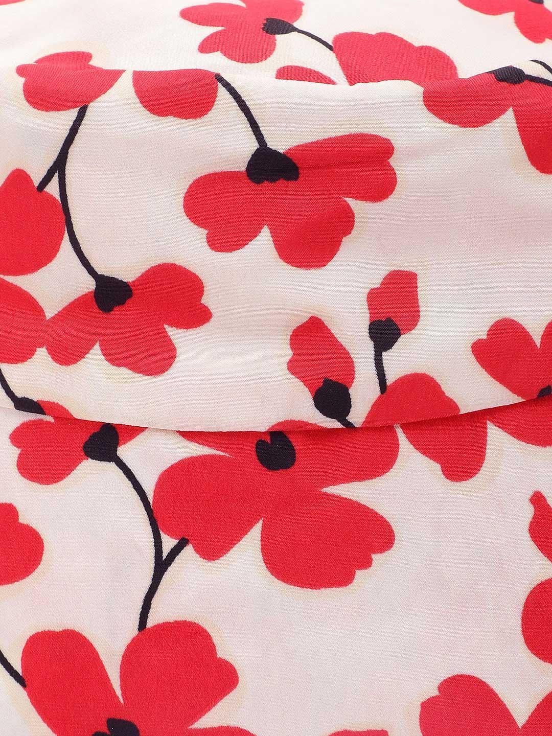 Creative Floral Printed Reversible Women Bucket Hat For You - Image 6