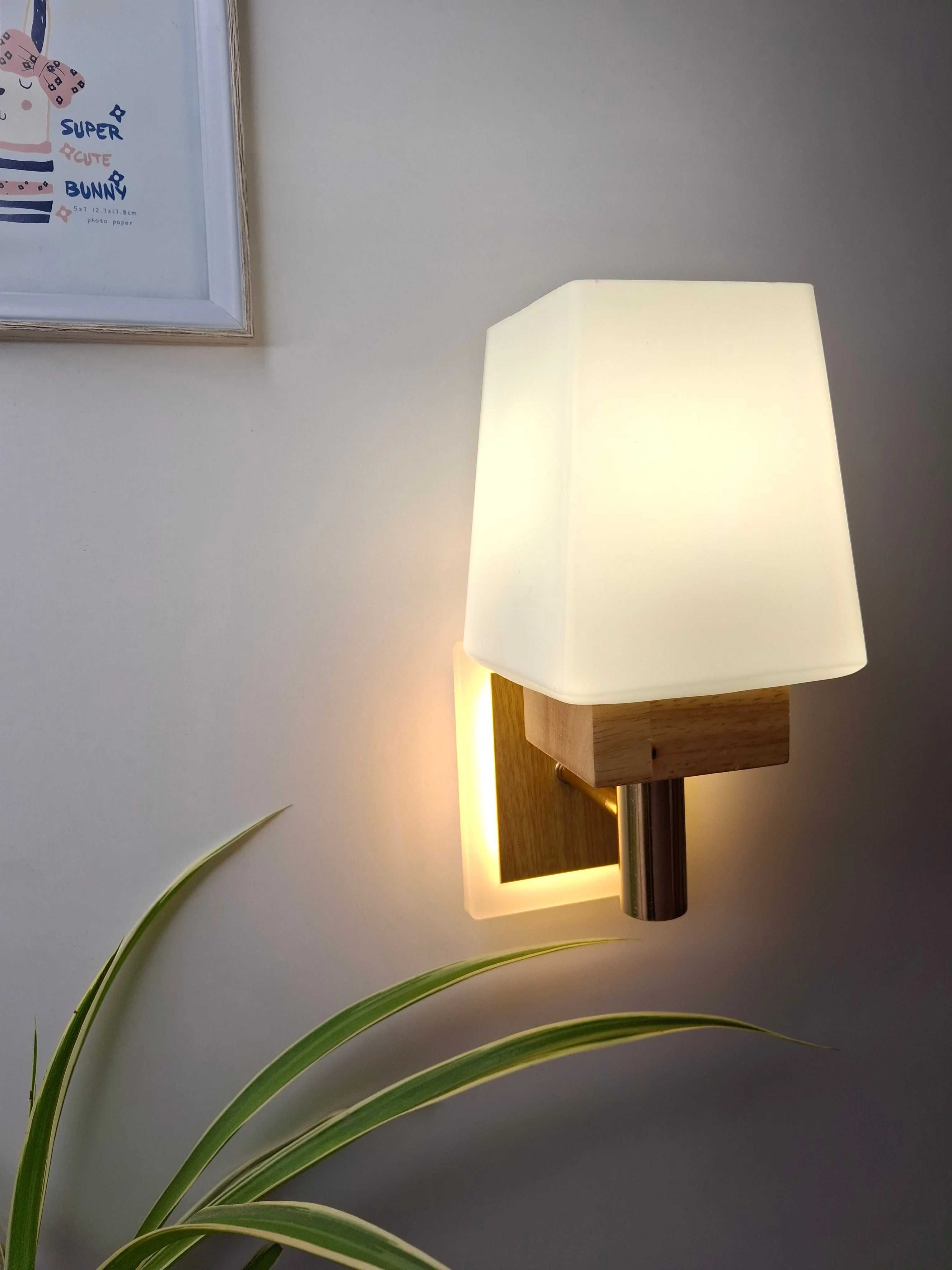 Creative Wood Wall Lantern Modern Simple Wall Light - Image 9