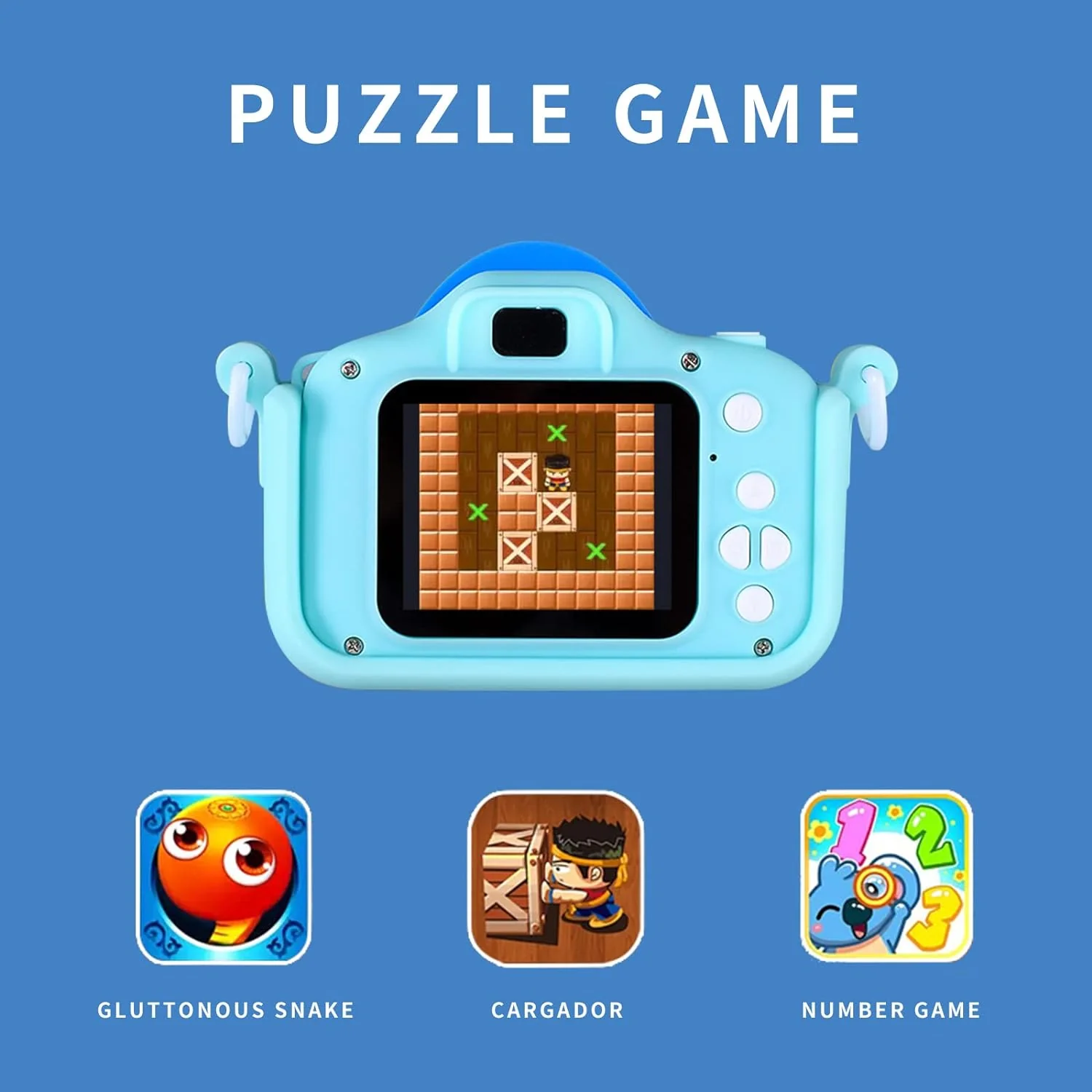 Creatures Capture: Shark -Themed Electronic Camera for Kids with Selfie Camera - Image 5