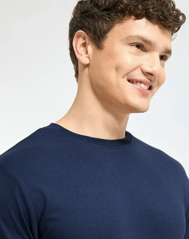 Crew Neck- Blue - Image 4
