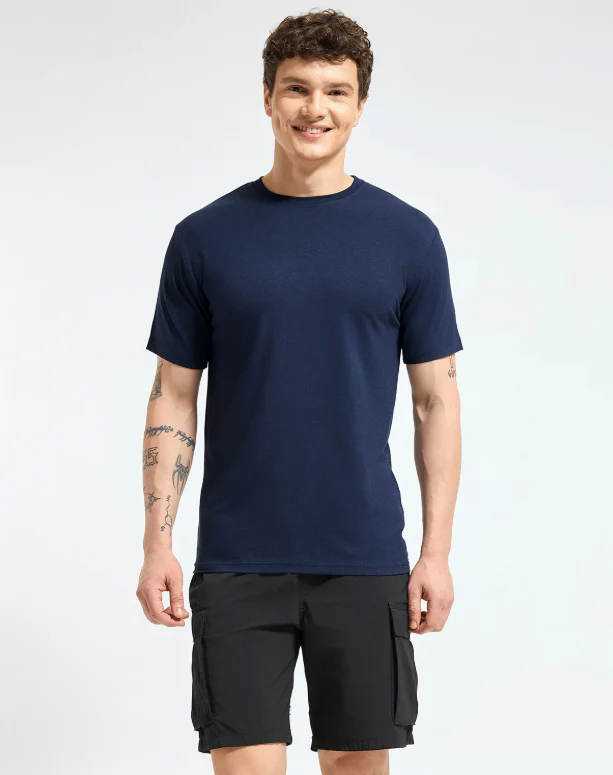 Crew Neck- Blue - Image 5