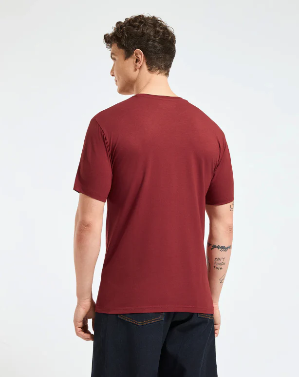 Crew Neck- Maroon - Image 4