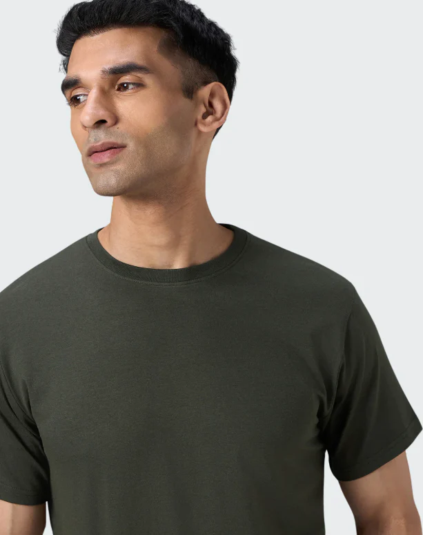 Crew Neck- Olive - Image 5