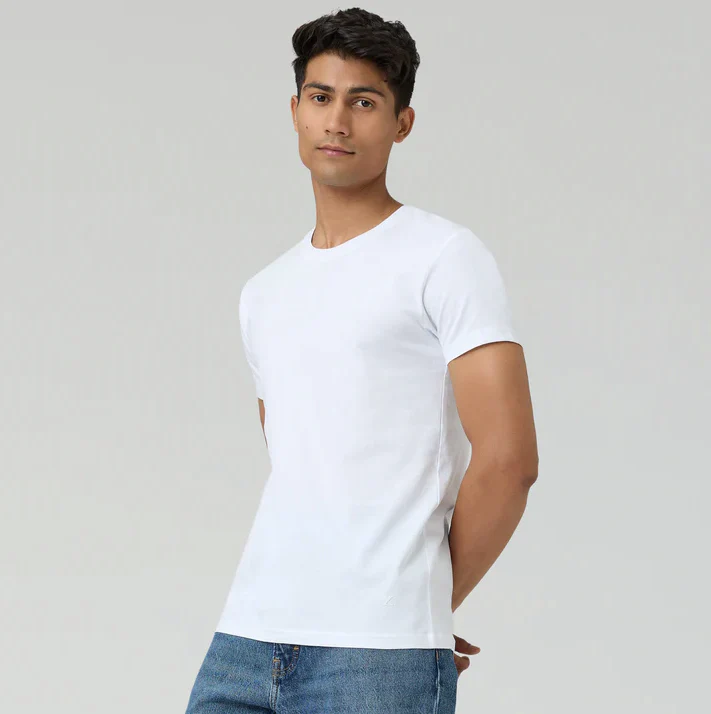 Crew Neck- White - Image 4