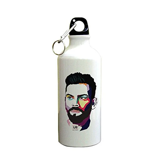 Cricket Player Virat Kohli Printed Sipper (600ml, Aluminium)