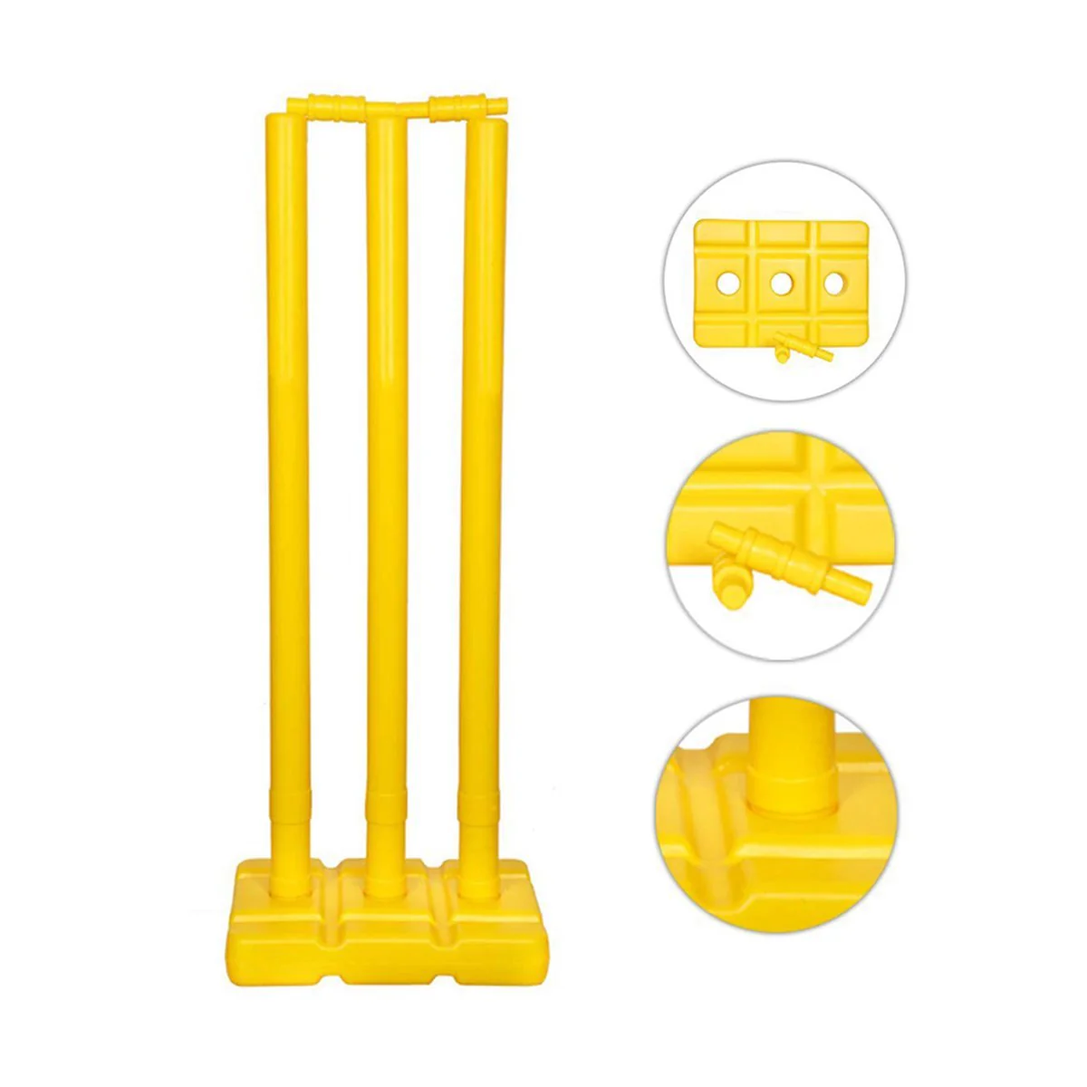 Cricket Stumps with Stand cricket plastic wickets with Stump stand. - Image 3