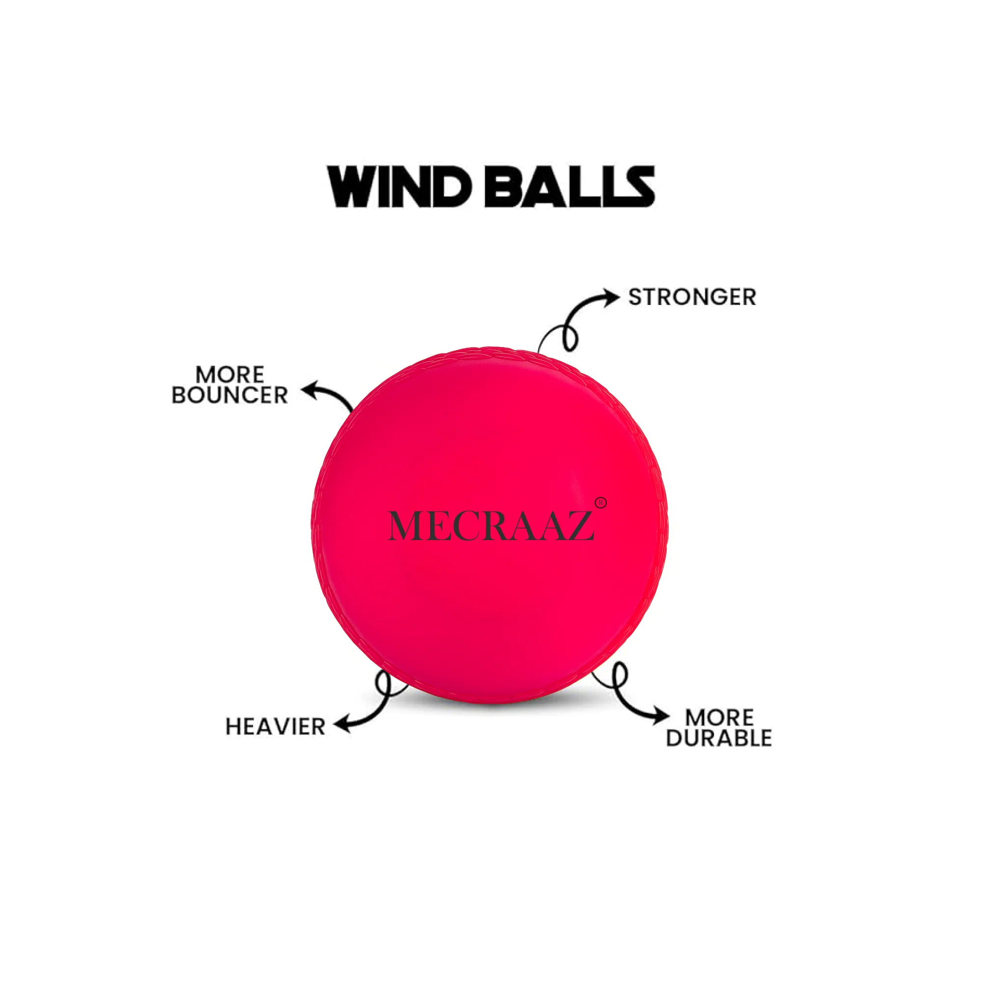 Cricket Wind Balls pack of 2 - Image 6