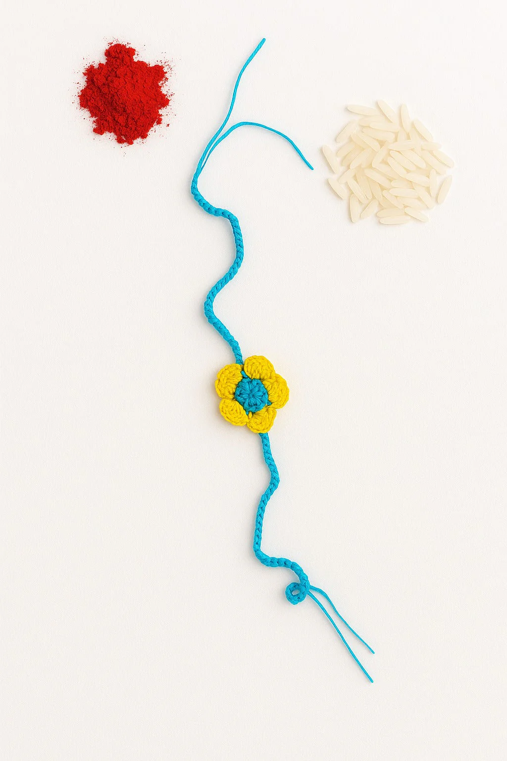 🧵 Crochet Rakhi – Handmade Thread of Love & Tradition - Image 2