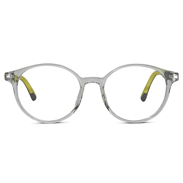 Crystal Blue Round Eyeglasses For 5-10 Yrs Kids - Image 4