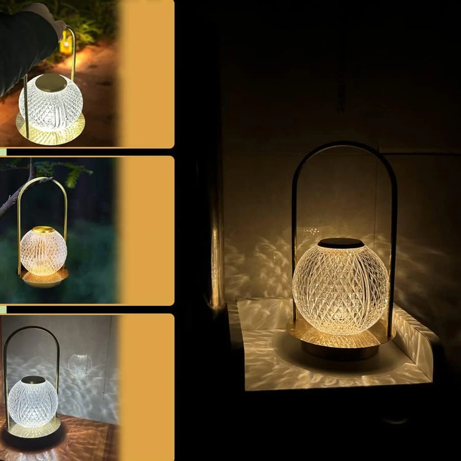 CrystalGlow: Rechargeable LED Table Lamp - Image 2