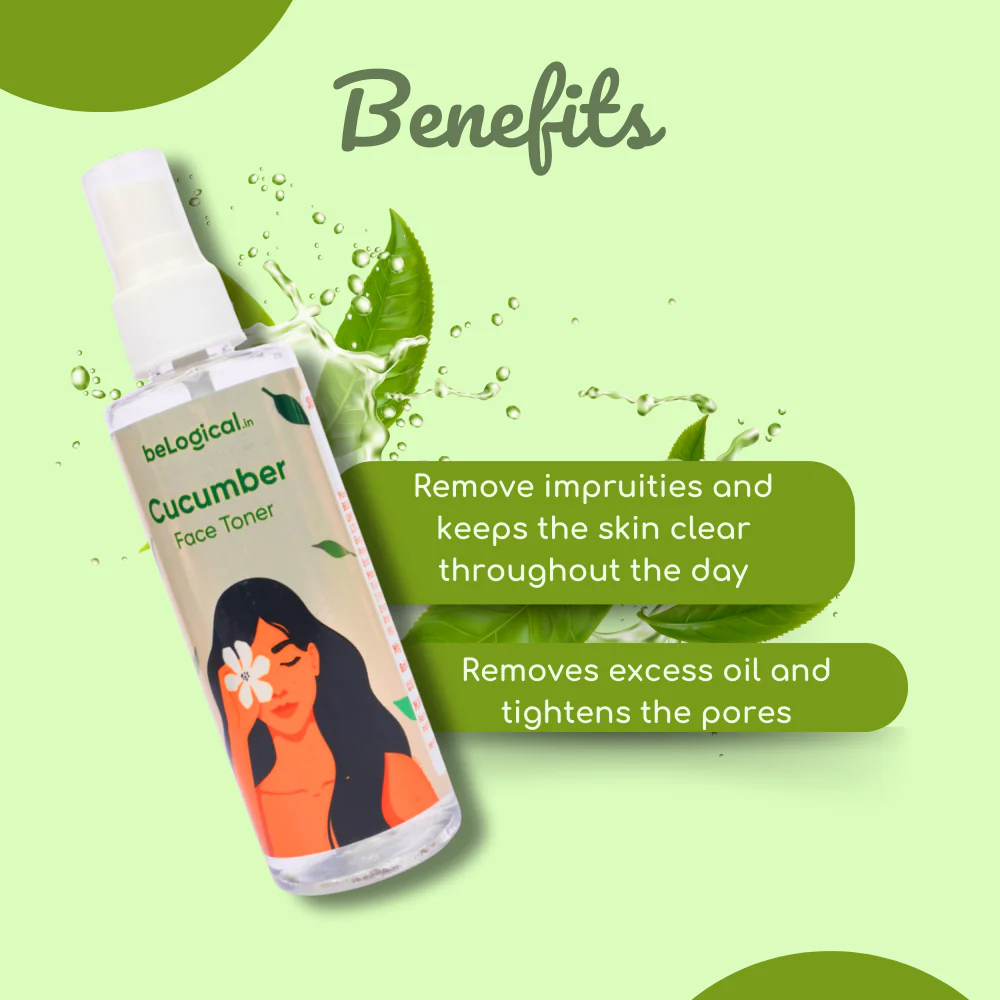 Cucumber Face Toner | Refreshing & Pore-Tightening | Natural face toner | 100ml - Image 7