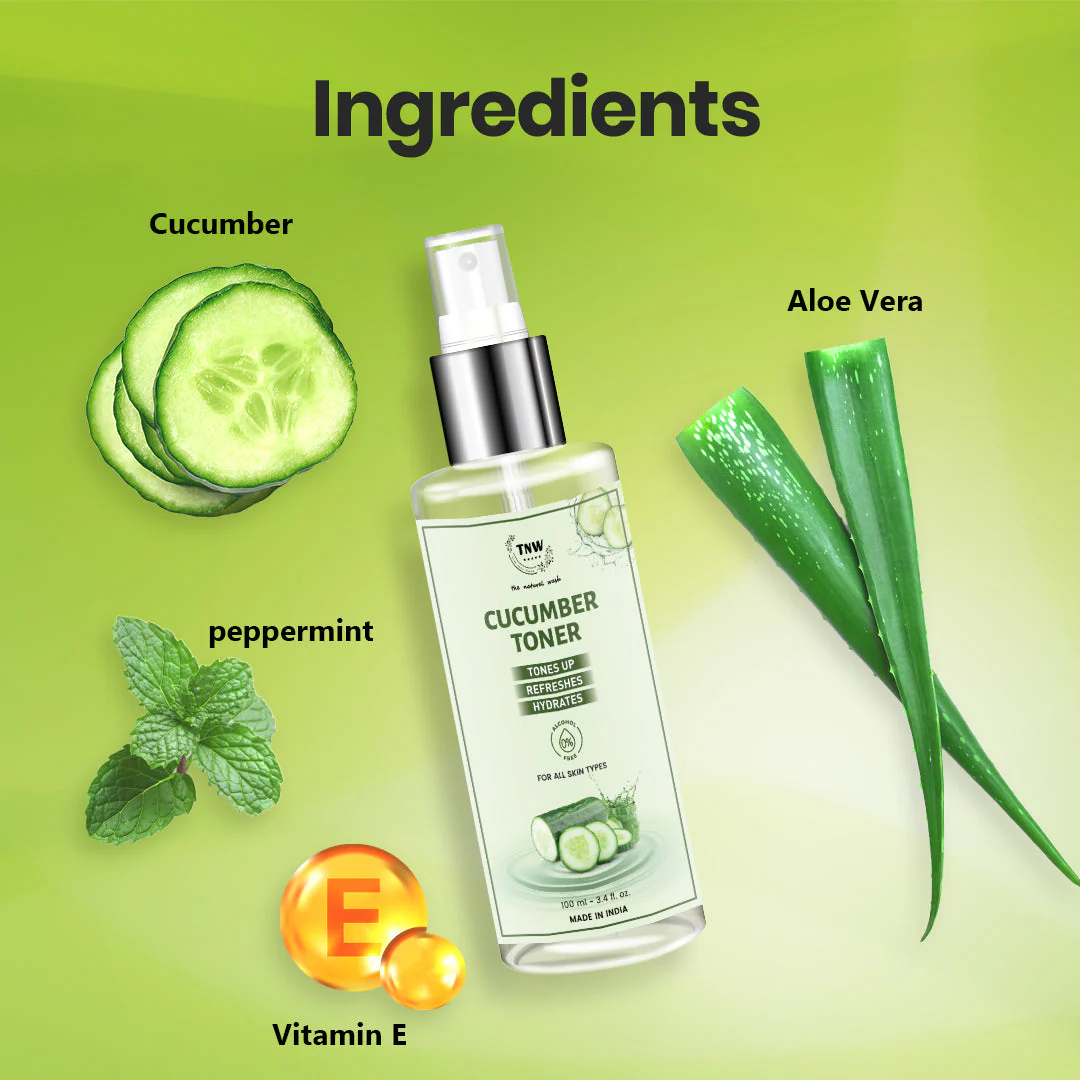 Cucumber Toner (Toner & Makeup Remover) - Image 3