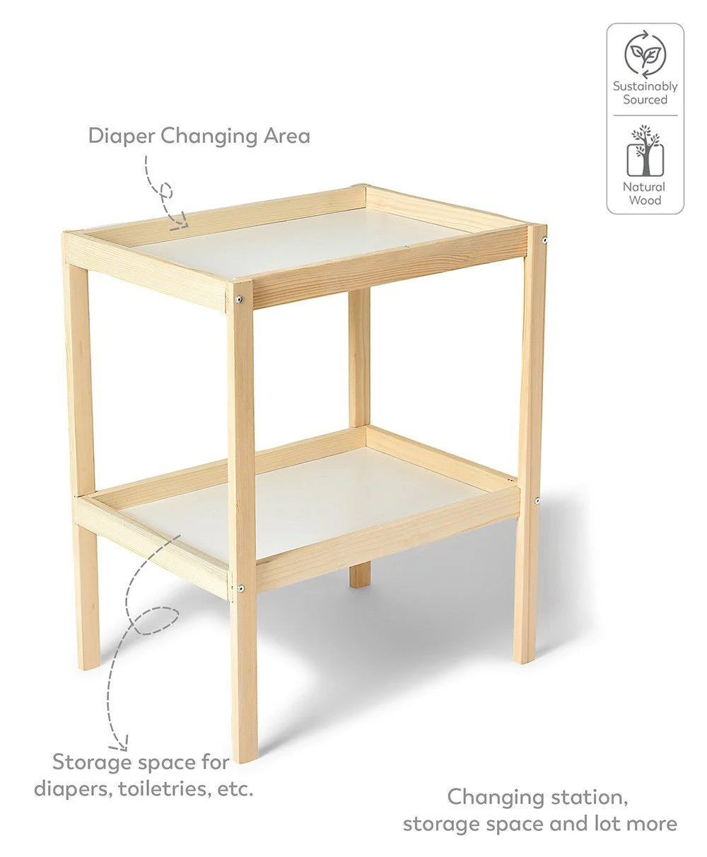 Cuddle Table Natural Wood - Image 8