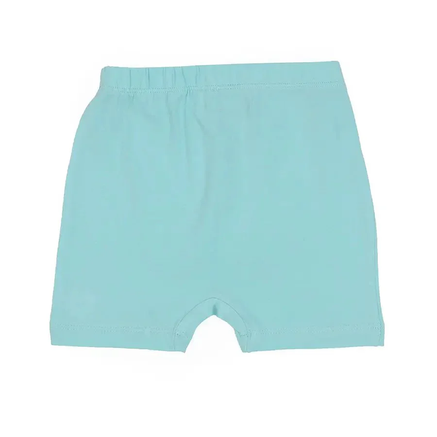 Cuddle Unisex Sky Spandex-Single Baby Jersey Shorts - Image 8