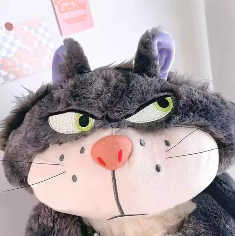 CuddleNest Angry Cat Plush Toy – 28cm Soft Cartoon Animal for Kids & Gifting | Stuffed Lucifer Cat Toy for Boys & Girls - Image 2