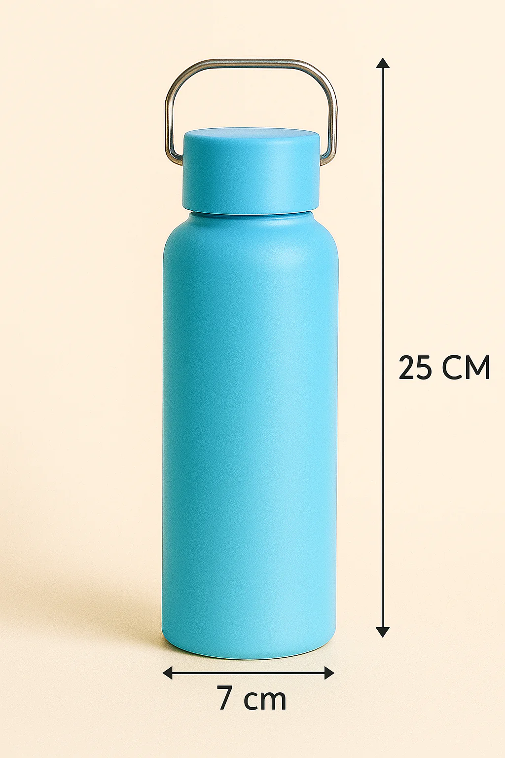 CuddleNest Eco Stainless Steel Water Bottle | 680ml Leak-Proof Bottle with Bamboo Top | Lightweight Reusable Bottle for Travel, Gym & Daily Hydration - Image 4