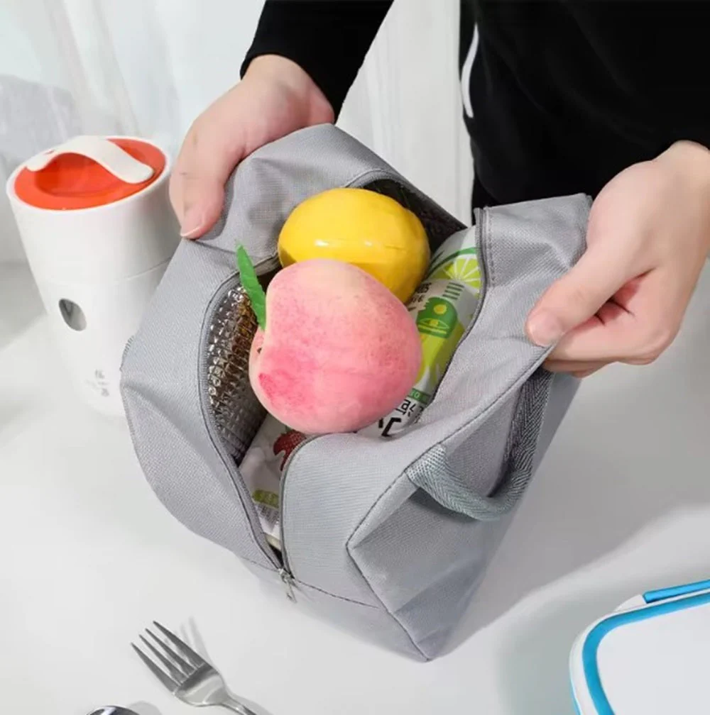CuddleNest Insulated Lunch Bag for Office Men & Women | Tiffin Bag for School Kids with Aluminium Foil, Waterproof & Durable - Image 9