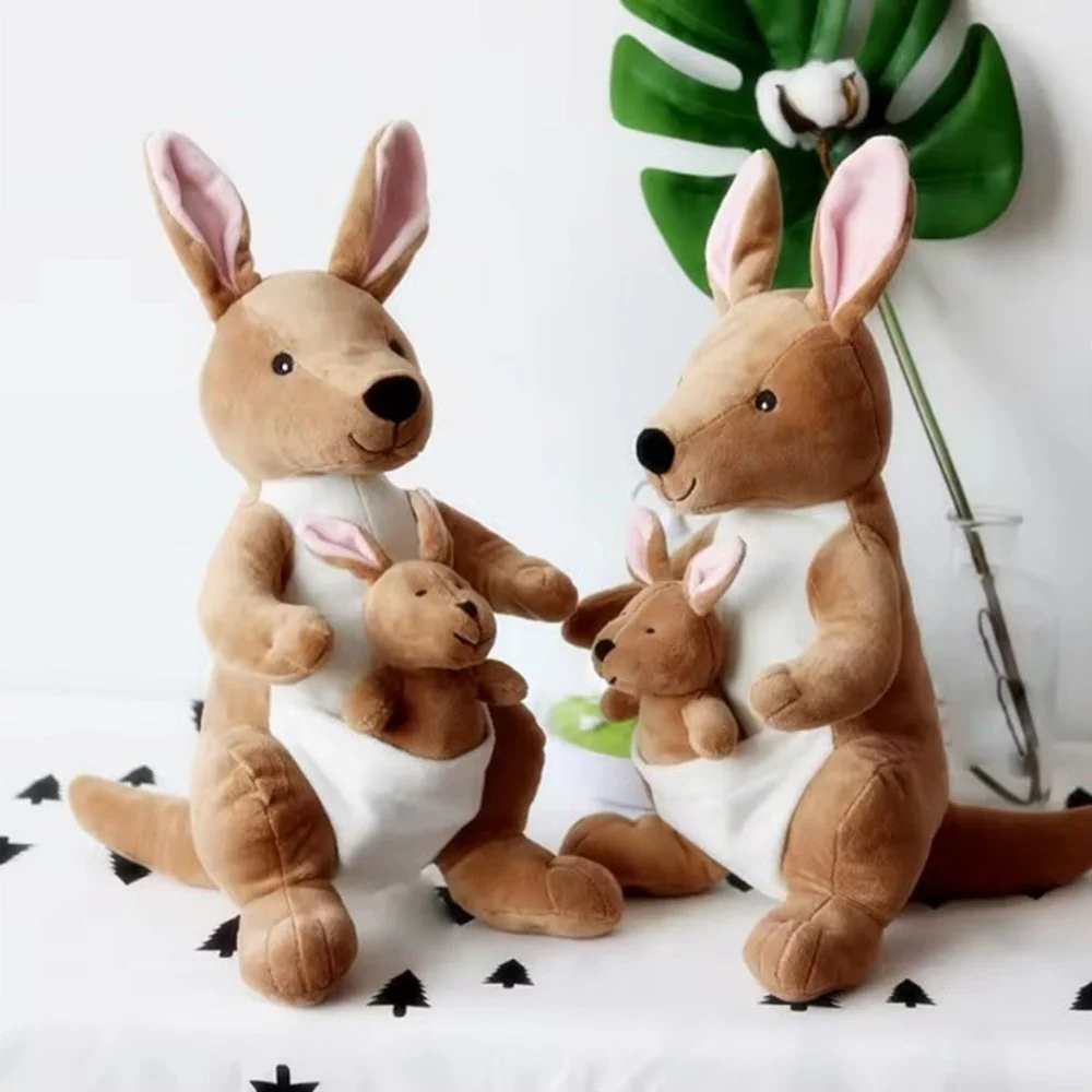 CuddleNest Kangaroo Soft Toy with Baby Joey Pouch – Ultra Soft & Cuddly Plush Animal for Kids, Toddlers, Boys, Girls & Gifting Stuffed Toy | 35 Cm - Image 11