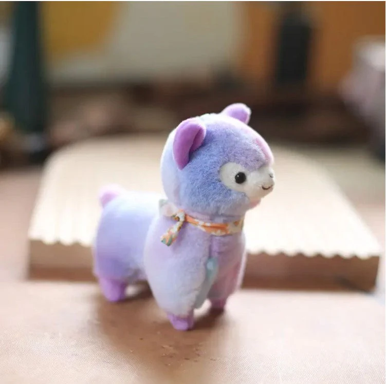 CuddleNest Kawaii Plush Animal – Sheep/Alpaca Inspired Cuddly Toy in Rainbow Color | Soft Plush Doll for All Ages (25cm) (Any one Piece) - Image 3